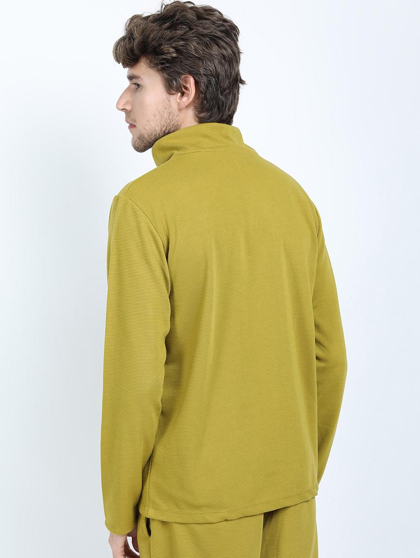 men plain cowl neck t-shirt - 21375478 - Standard Image - 2