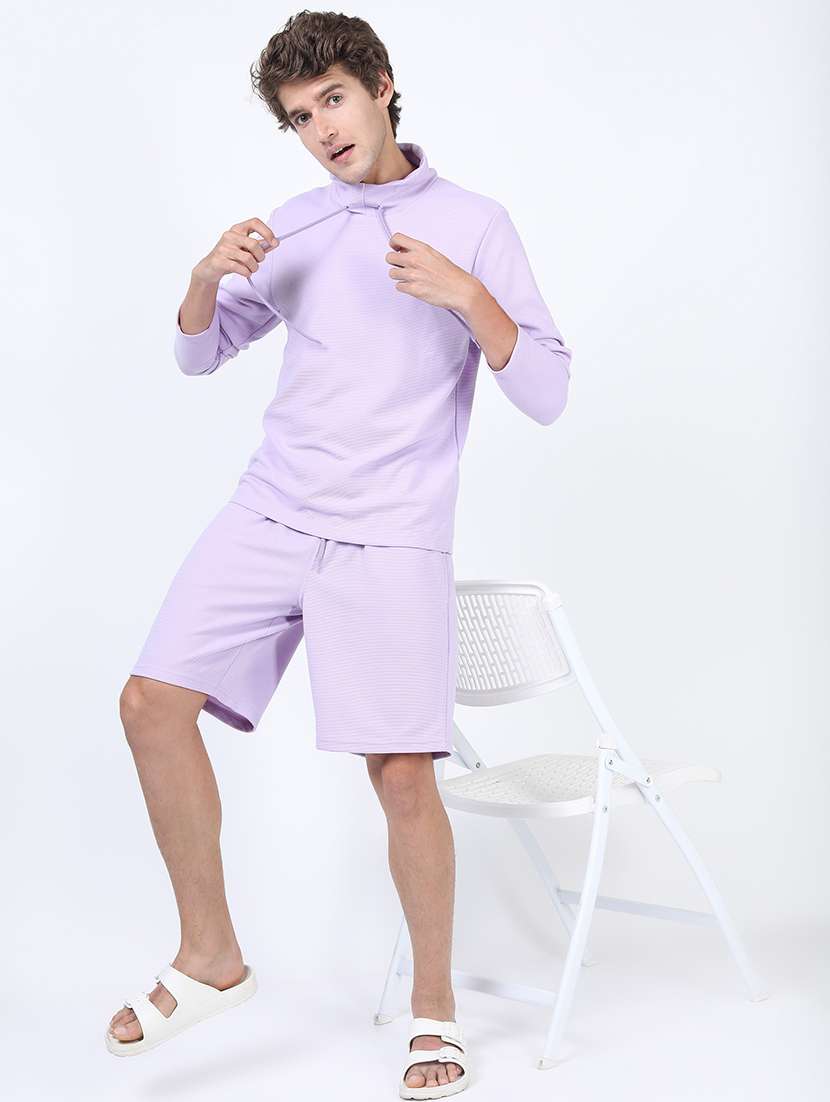 men plain cowl neck t-shirt - 21375484 -  Standard Image - 2