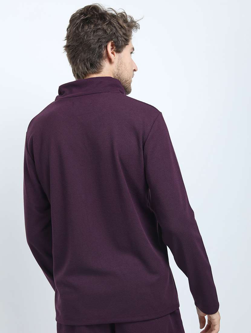 men plain cowl neck t-shirt - 21375485 -  Standard Image - 2