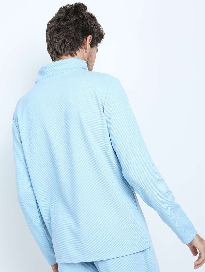 men plain cowl neck t-shirt - 21375490 -  Standard Image - 2