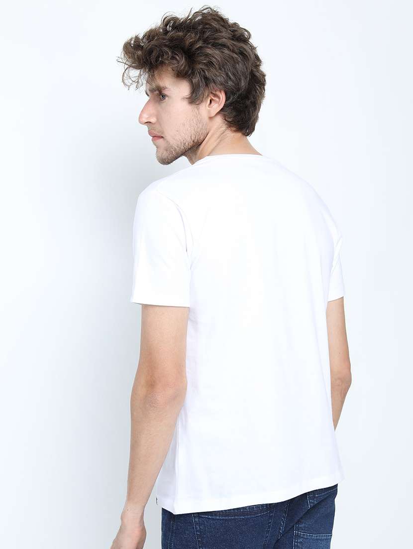 men front print cotton t-shirt - 21375503 -  Standard Image - 2