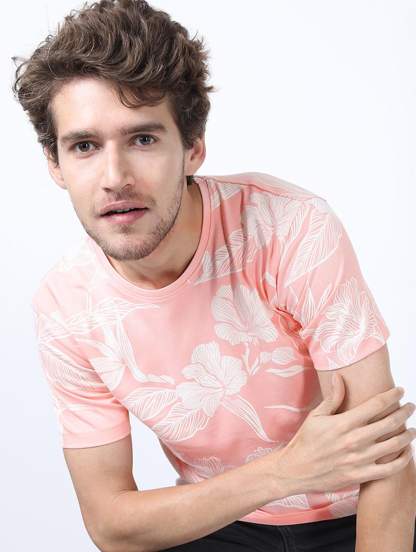 men short sleeve all over print t-shirt - 21375515 - Standard Image - 2