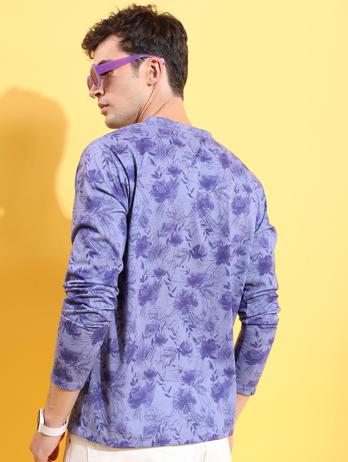 men all over print long sleeve t-shirt - 21375536 - Standard Image - 2