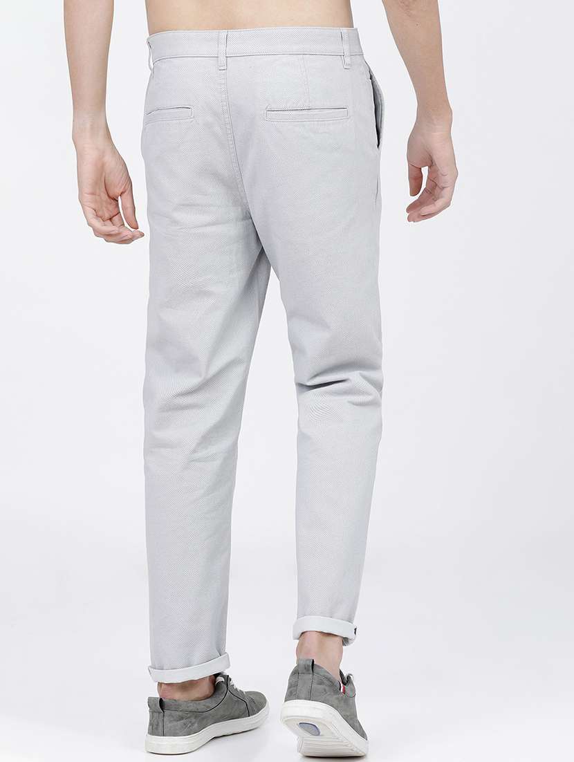 men mid rise solid chinos - 21375603 -  Standard Image - 2