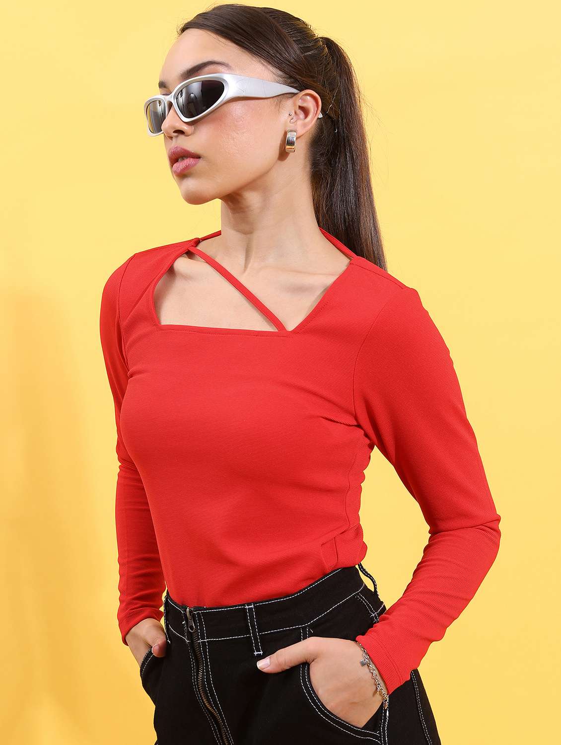 red solid regular top