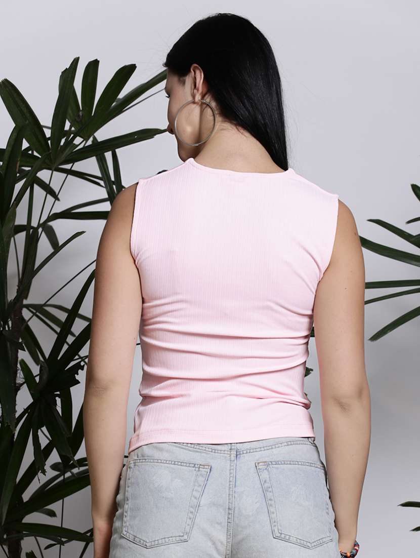 women solid sleeveless top - 21376561 -  Standard Image - 2