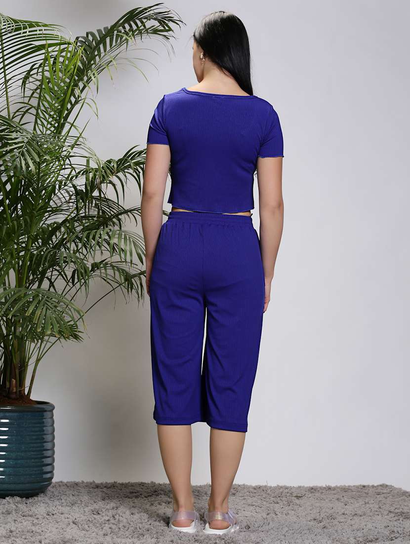 women solid high rise culottes  - 21376726 -  Standard Image - 2