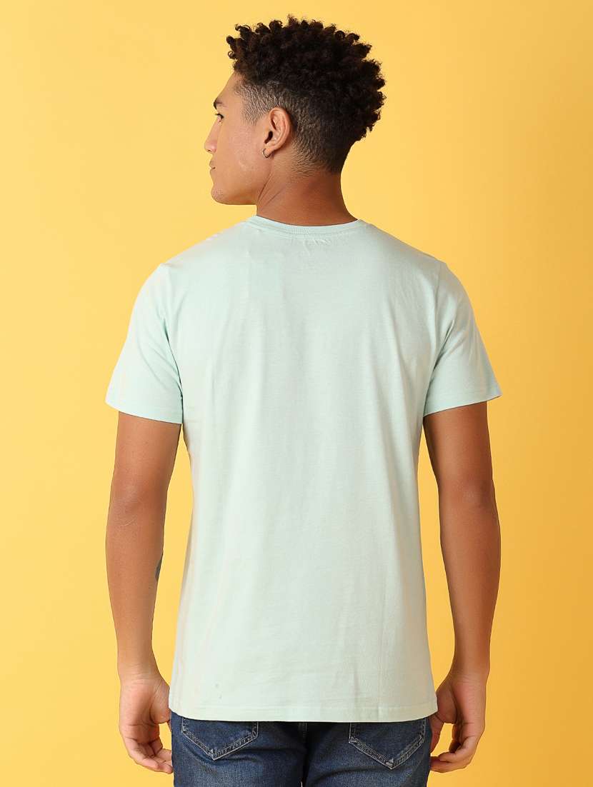 men solid round neck t-shirt - 21378371 -  Standard Image - 2