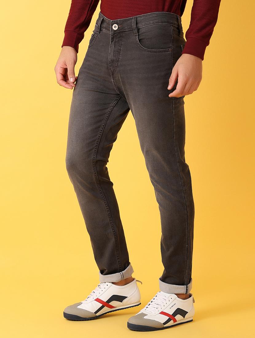 men grey plain jean - 21378457 - Standard Image - 2