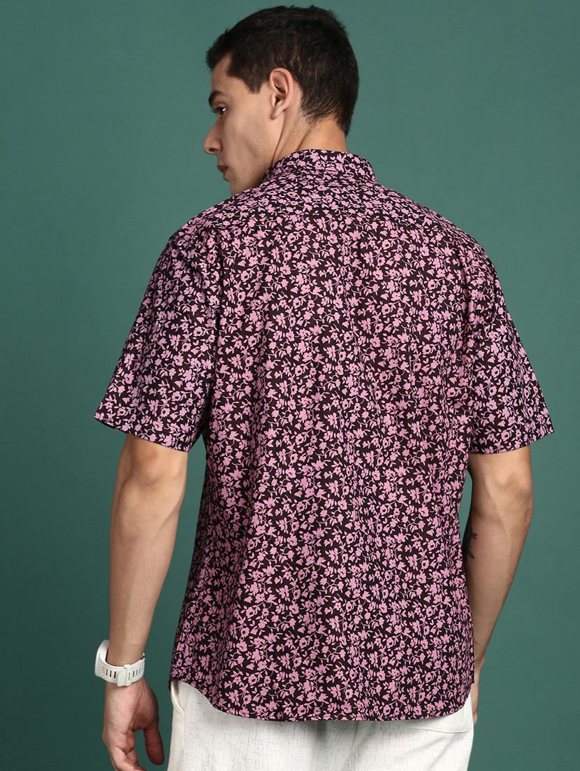 men short sleeved printed casual shirt - 21378755 - Standard Image - 2