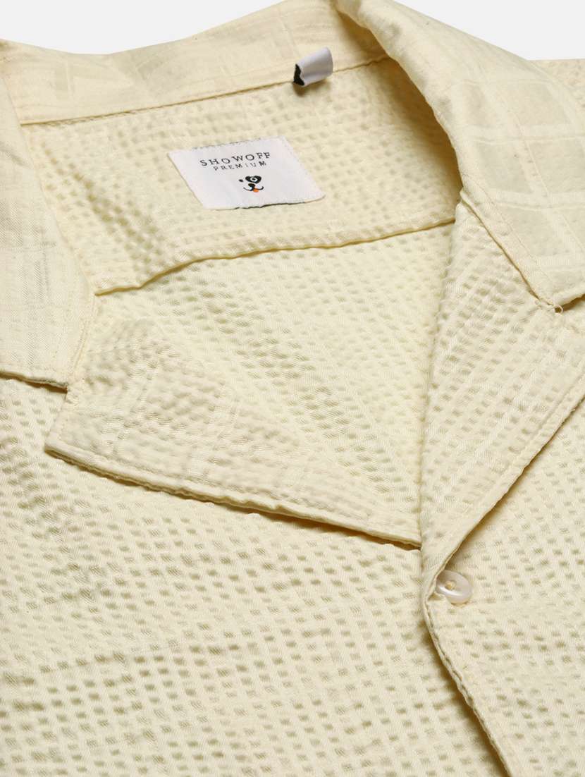 men short sleeved solid casual shirt - 21378894 -  Standard Image - 7