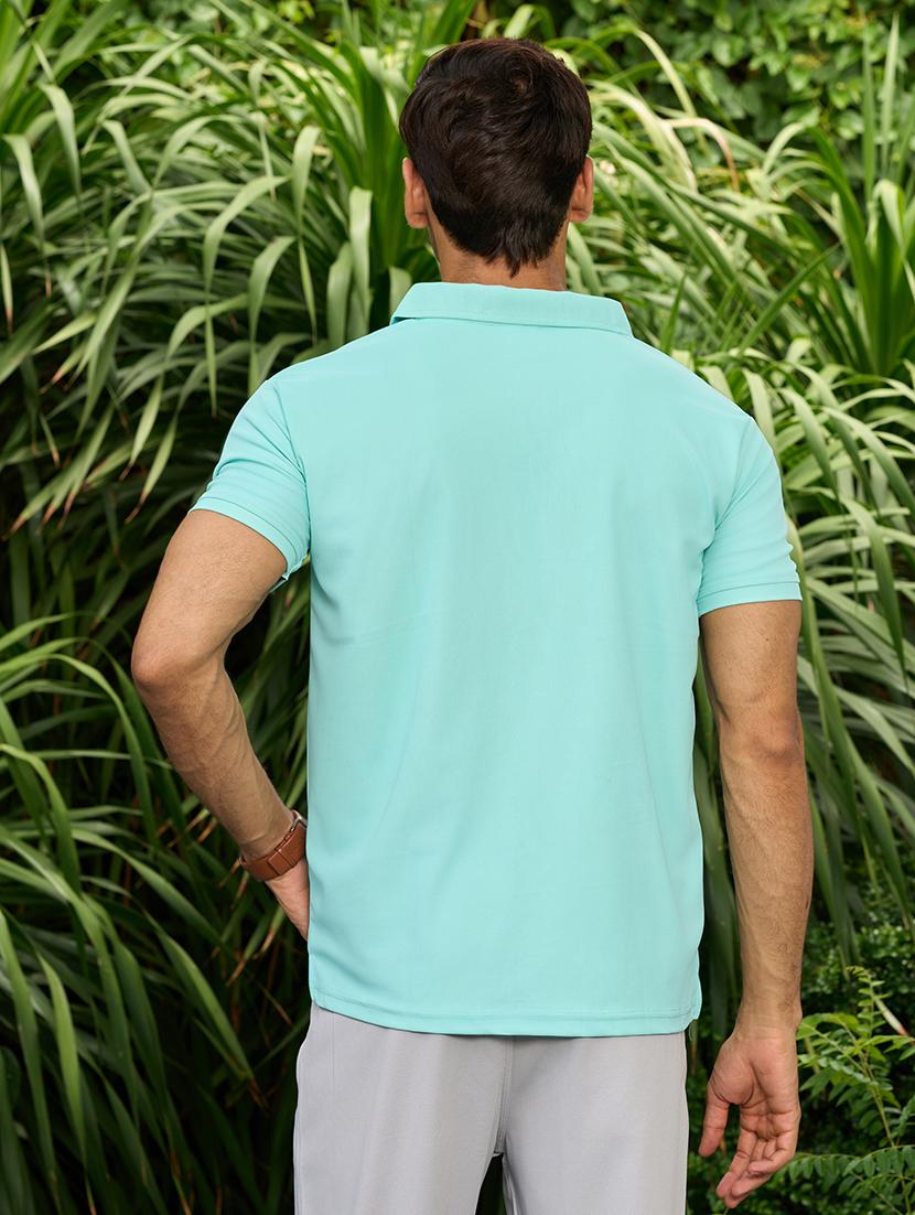 men polo neck short sleeves t-shirt - 21379013 - Standard Image - 2