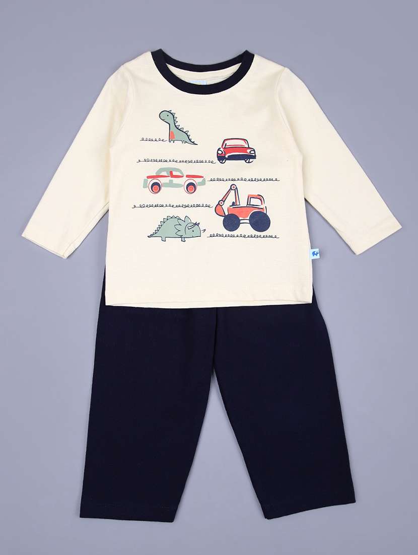 boy pack of 2 printed full length sets - 21382039 -  Standard Image - 2