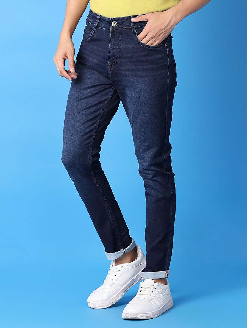 men mid rise plain jeans - 21382050 -  Standard Image - 2