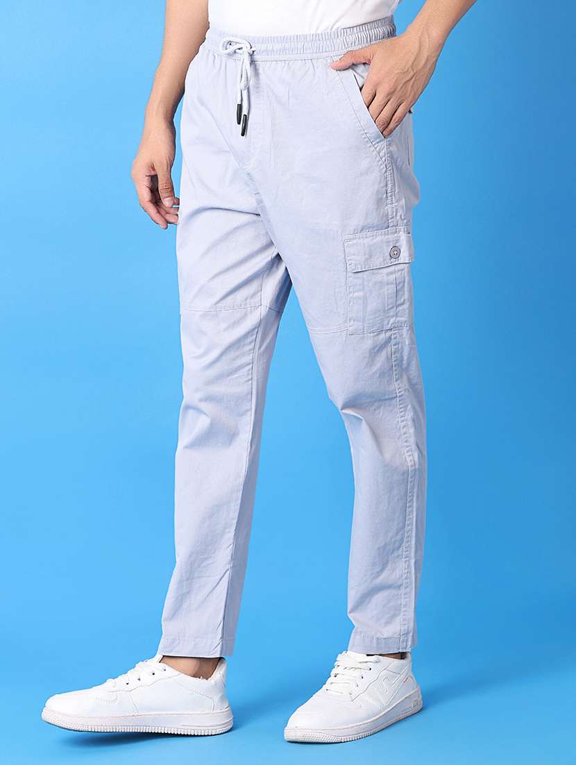men purist blue solid cargo - 21382069 - Standard Image - 2