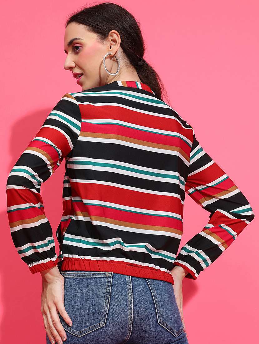 women multi colored polyester summer jacket - 21382389 -  Standard Image - 2