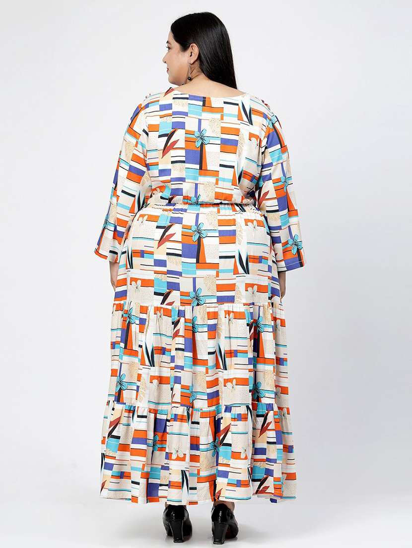 women white a-line plus dress - 21382514 -  Standard Image - 2