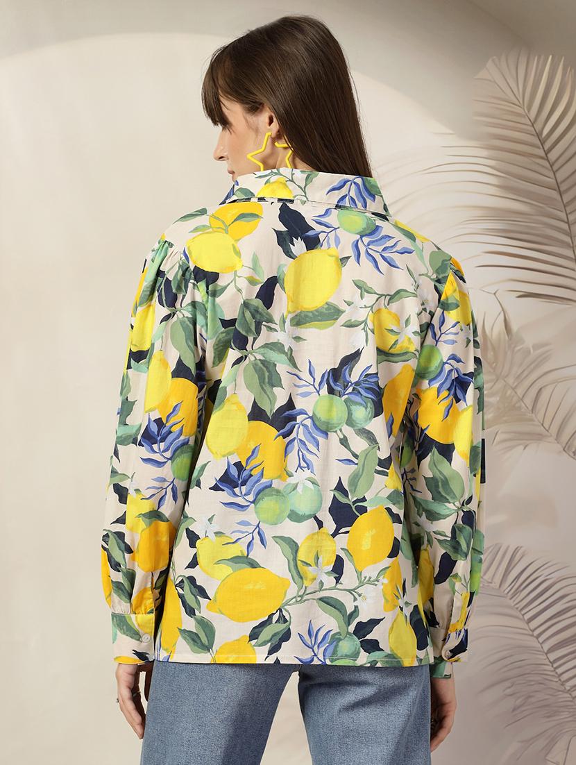 multicolored printed regular shirt - 21382577 - Standard Image - 2