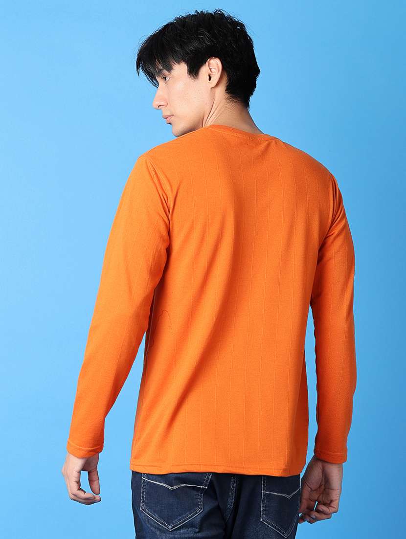 men round neck solid long sleeve t-shirt - 21382797 -  Standard Image - 2