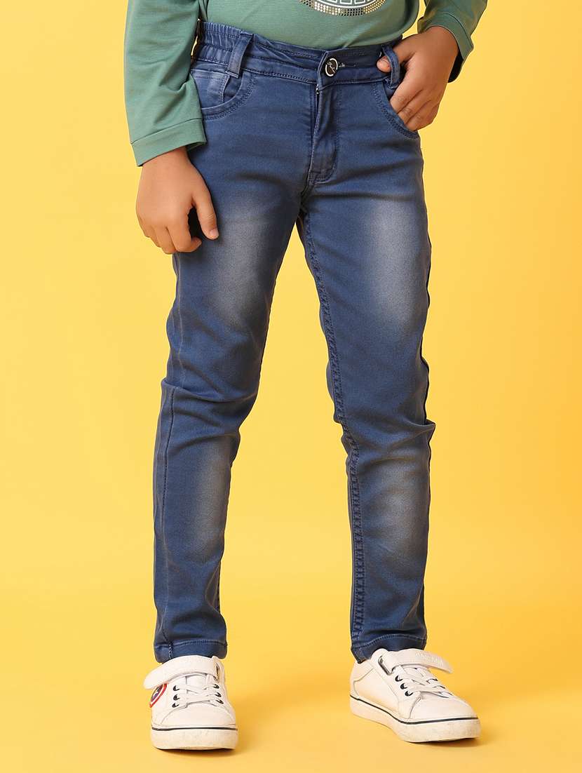 boys blue plain jean - 21382807 -  Standard Image - 2