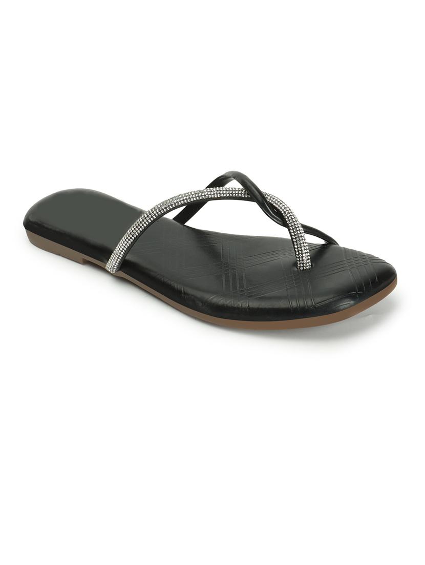 women black slip on sandal - 21383028 - Zoom Image - 0
