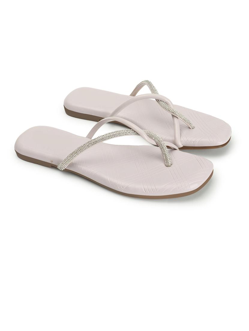 women white slip on sandal - 21383031 - Standard Image - 2