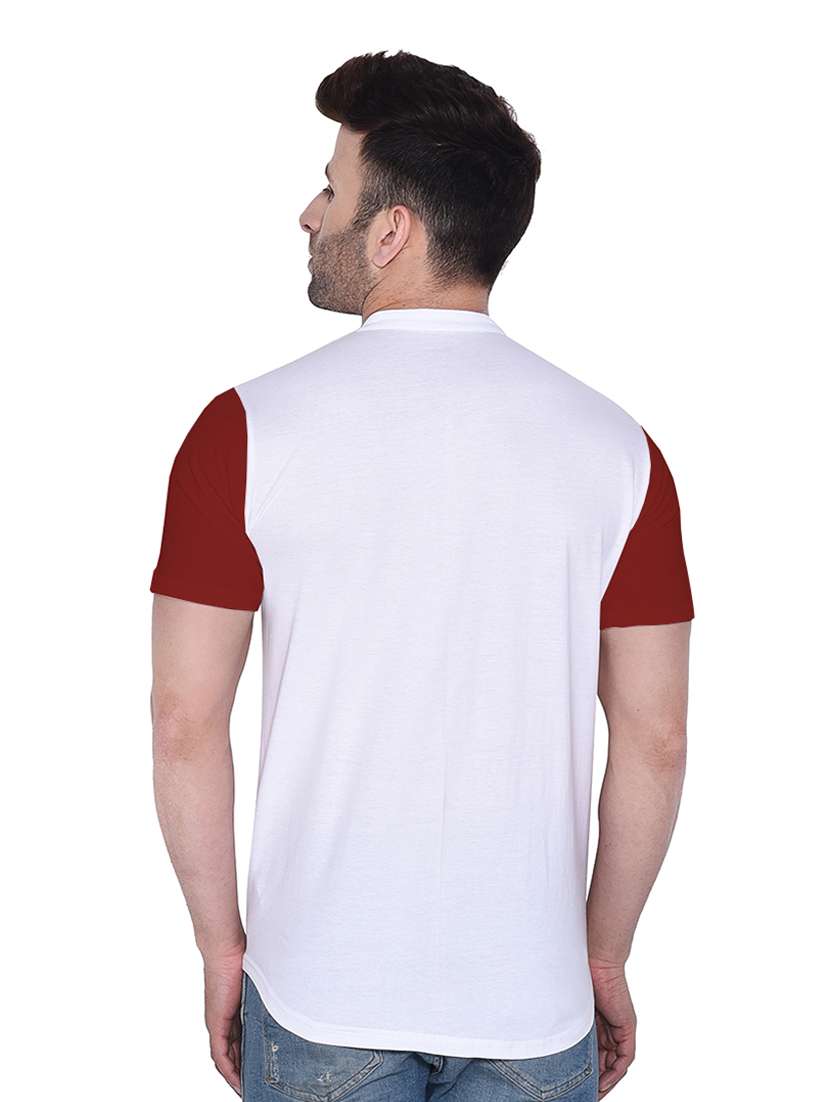 men short sleeved color block casual shirt - 21383512 -  Standard Image - 2