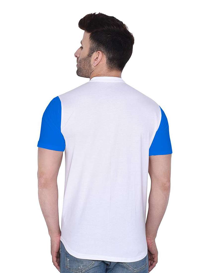 men short sleeved color block casual shirt - 21383515 -  Standard Image - 2