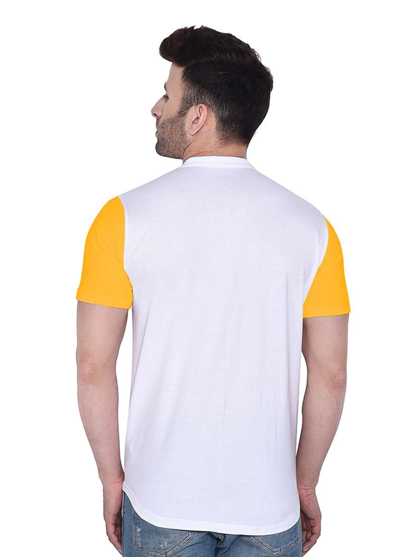 men short sleeved color block casual shirt - 21383516 -  Standard Image - 2