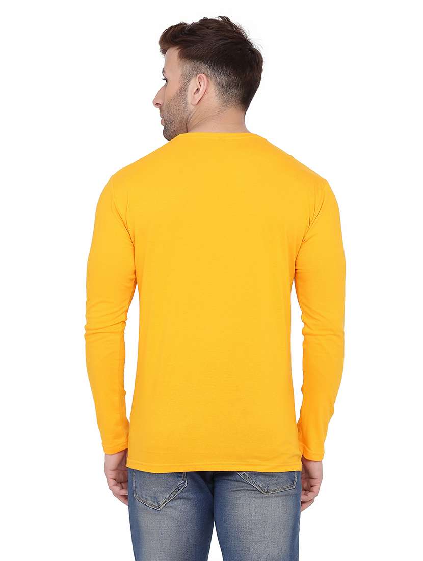 men long sleeved solid t-shirt - 21383651 -  Standard Image - 2