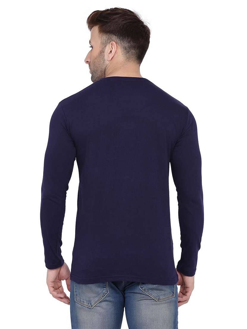 men long sleeved solid t-shirt - 21383652 -  Standard Image - 2