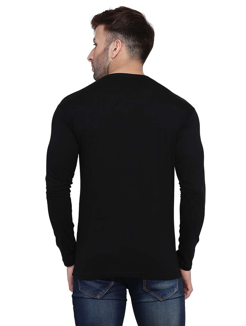 men long sleeved solid t-shirt - 21383653 -  Standard Image - 2