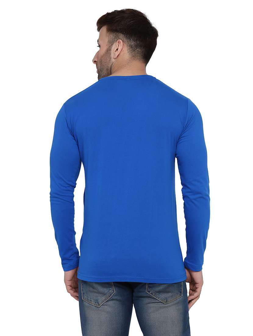 men long sleeved solid t-shirt - 21383662 -  Standard Image - 2