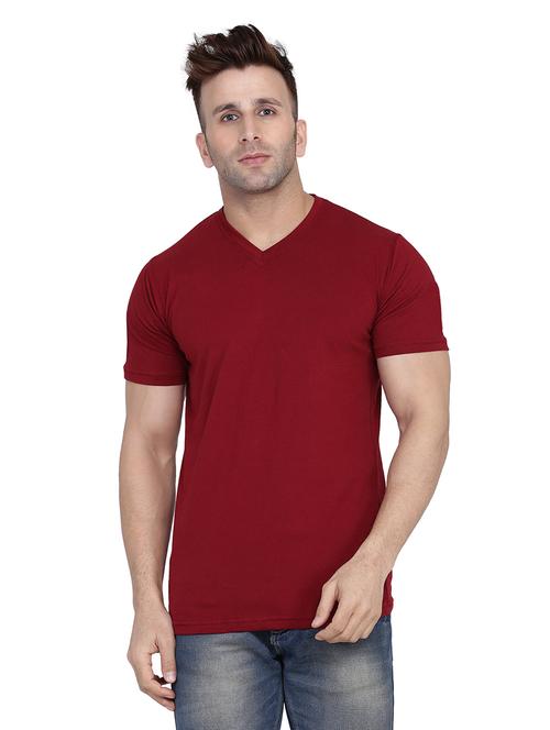 men short sleeved solid t-shirt - 21383691 - Standard Image - 0