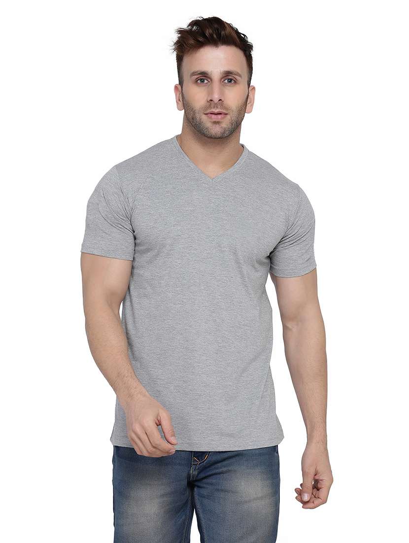 men short sleeve solid t-shirt