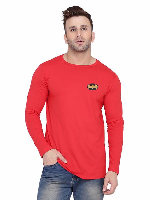 men placement print long sleeve t-shirt - 21383886 - Standard Image - 0