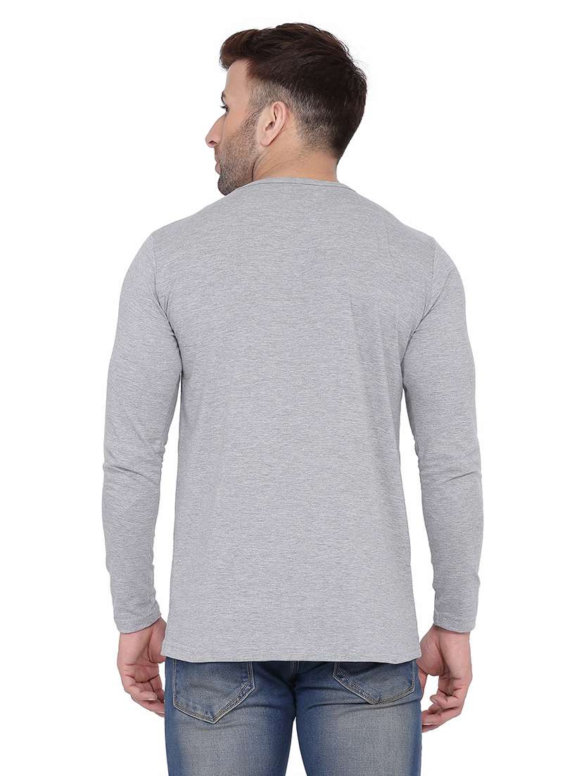men placement print long sleeve t-shirt - 21383895 -  Standard Image - 2