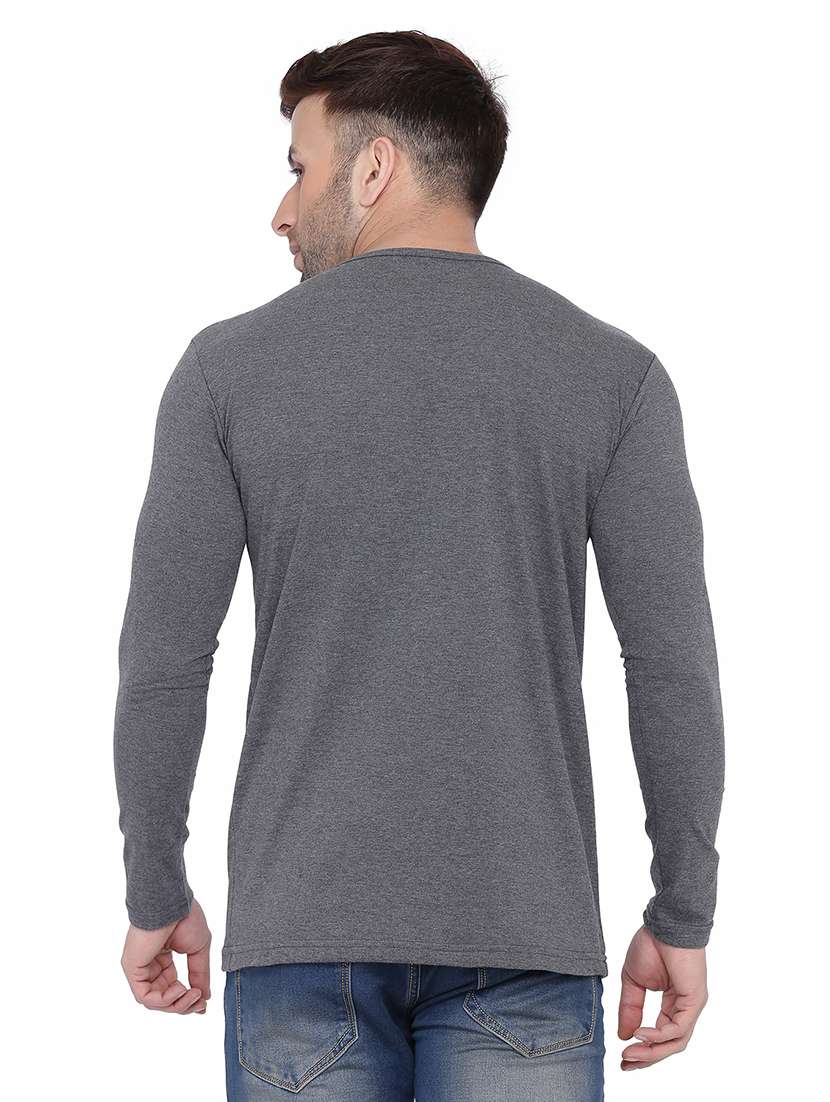 men placement print long sleeve t-shirt - 21383948 -  Standard Image - 2
