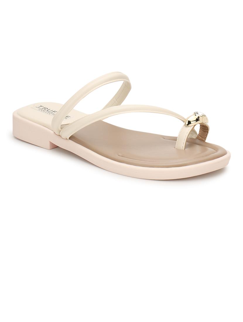 women beige slip on sandal - 21384946 - Zoom Image - 0