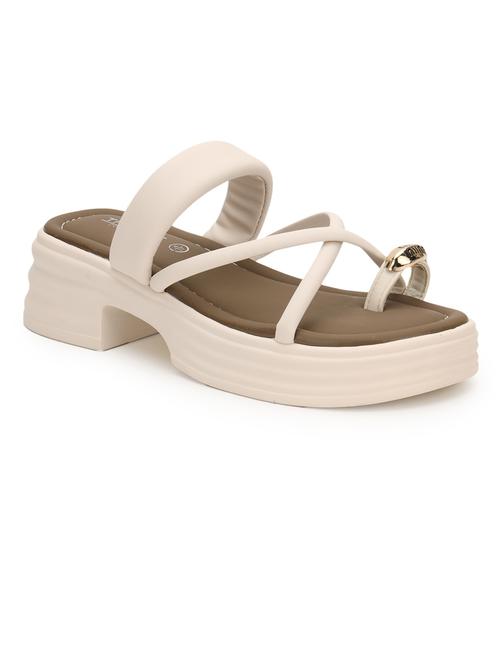 women beige toe separator sandal - 21384951 - Standard Image - 0