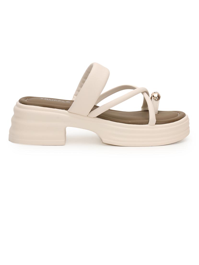 women beige toe separator sandal - 21384951 - Standard Image - 2