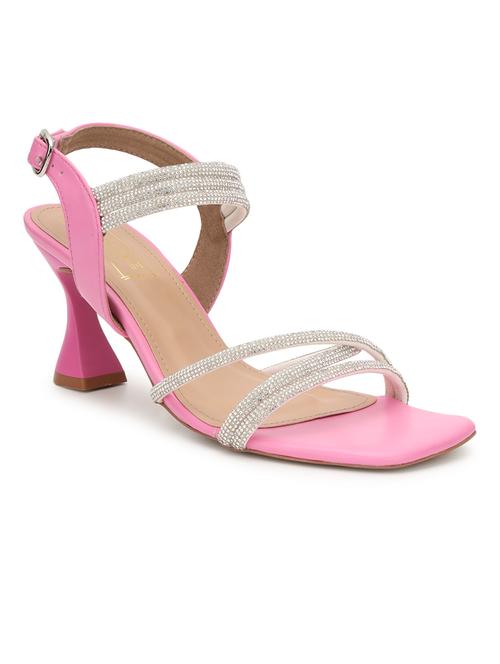 women pink ankle strap sandal - 21384968 -  Standard Image - 0