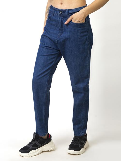 women solid mid rise mom fit jean - 21385325 - Standard Image - 0