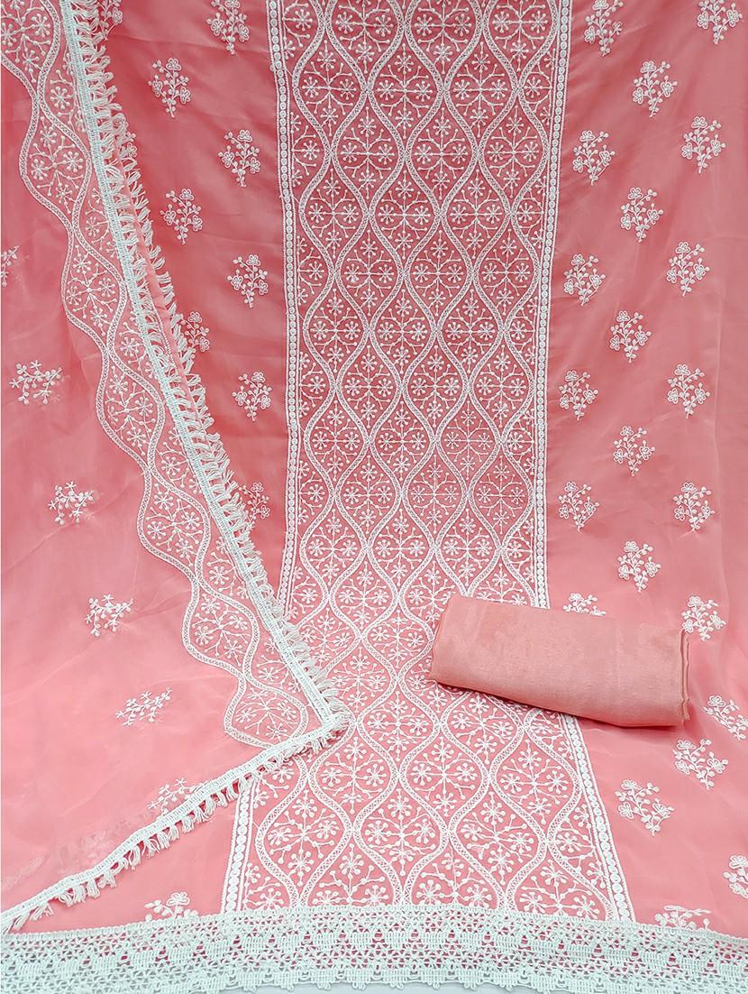 women embroidered unstitched suit set - 21385964 - Standard Image - 2