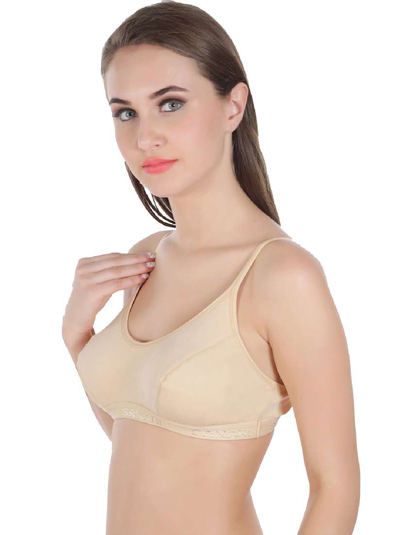 pack of 2 solid sports bra - 21386038 -  Standard Image - 2