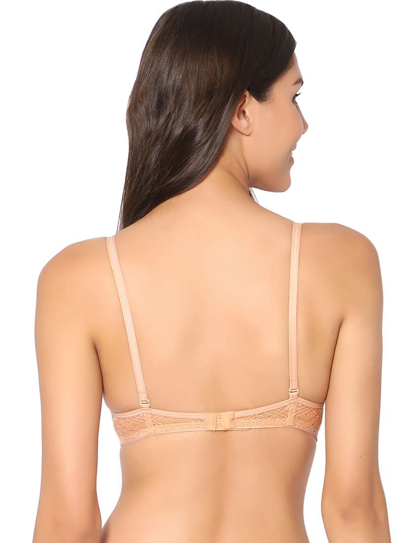women peach lace detailed regular bfra - 21386171 -  Standard Image - 2