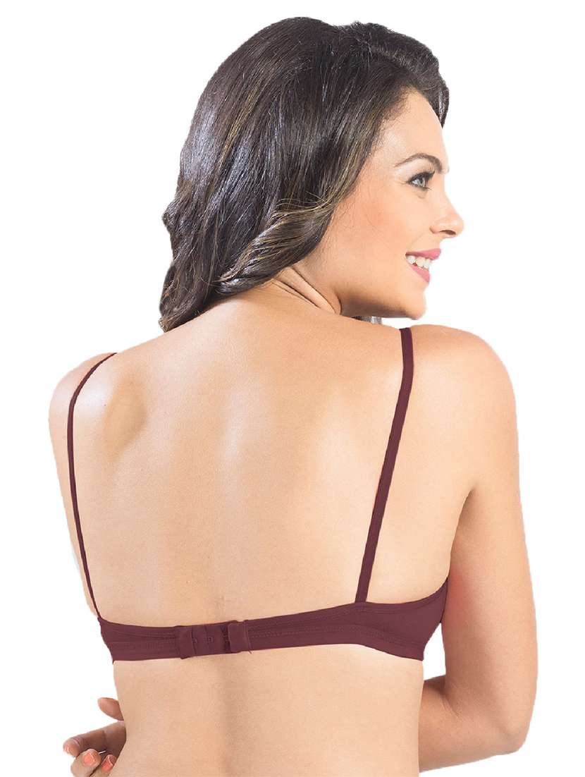 women solid set of 2 t-shirt bra - 21386274 -  Standard Image - 2