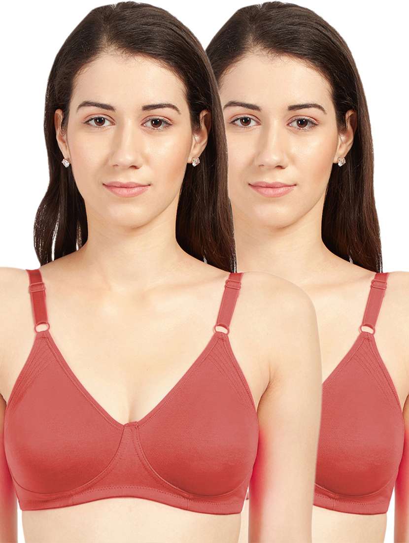 pack of 2 printed regular bra