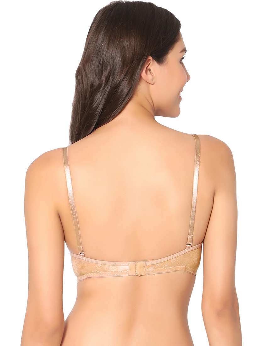 women orange printed t-shirt bra - 21386765 -  Standard Image - 2