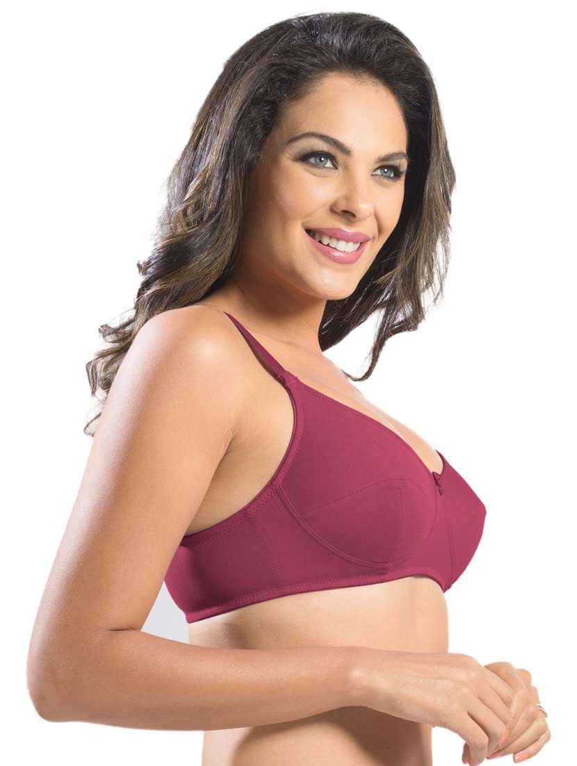 pack of 2 women solid regular bra - 21386951 -  Standard Image - 2